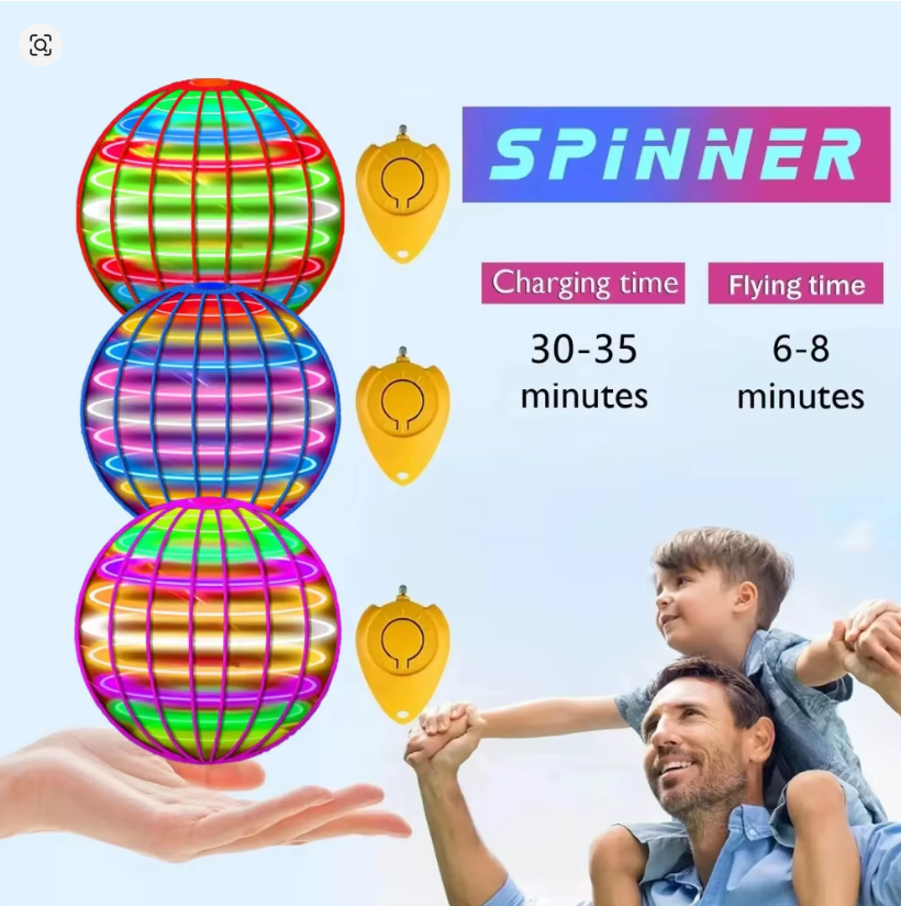 LED Flying Spinner Orb